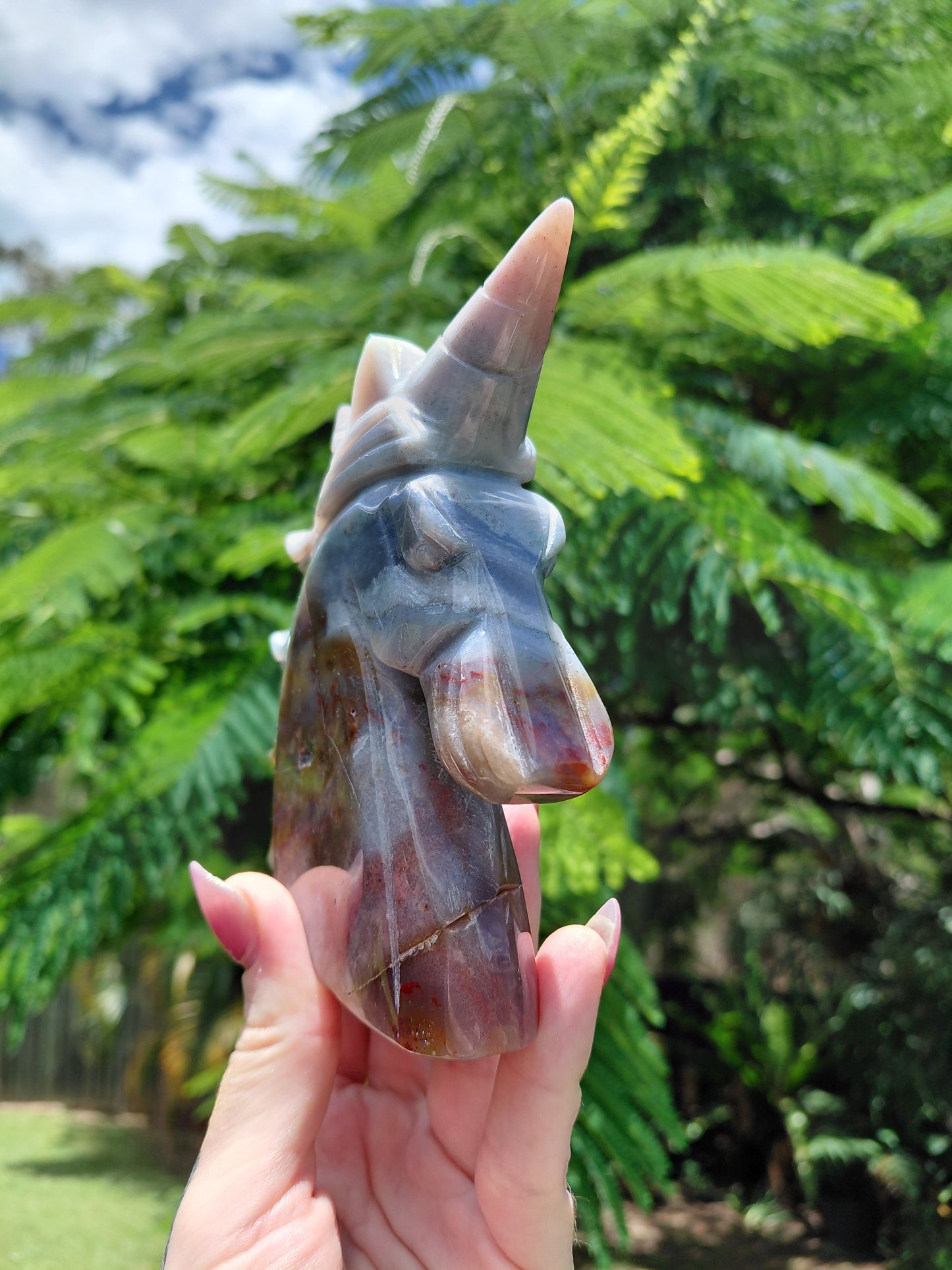 Unicornio de Jaspe Oceánico