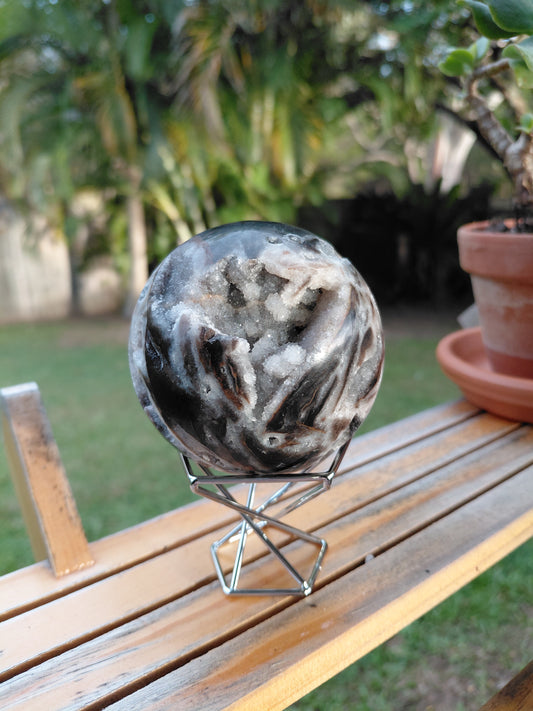 Pequeña esfera de esfalerita