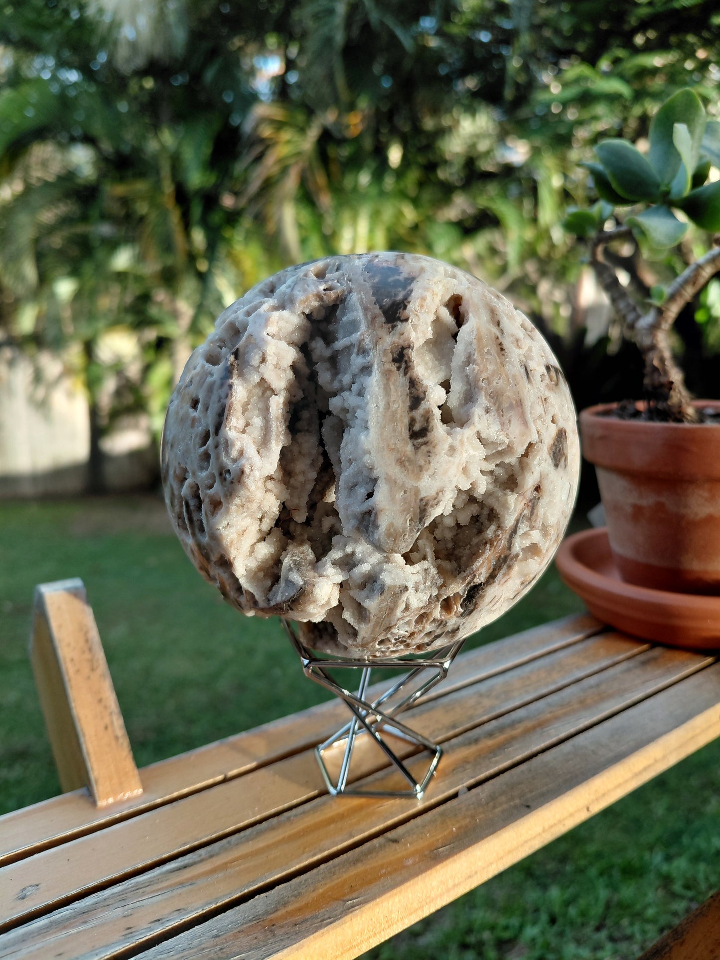 Esfera grande de esfalerita