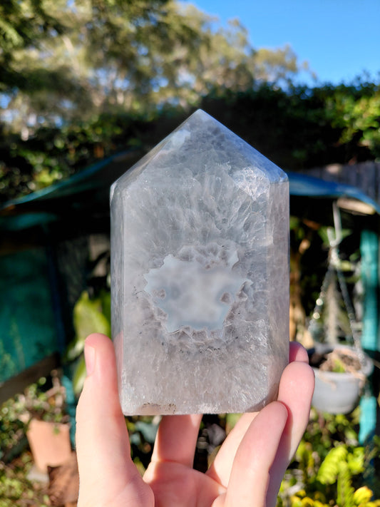 Druzy Agate Tower I