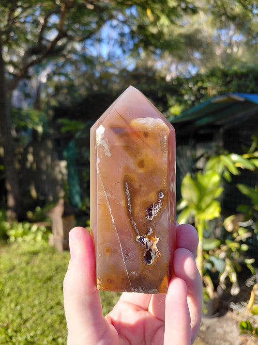 Druzy Agate Tower D