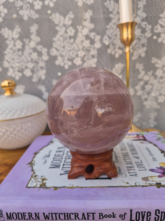 Large Rose Quartz Sphere