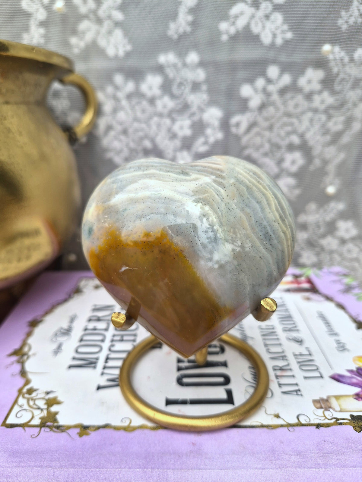 Ocean Jasper Heart F
