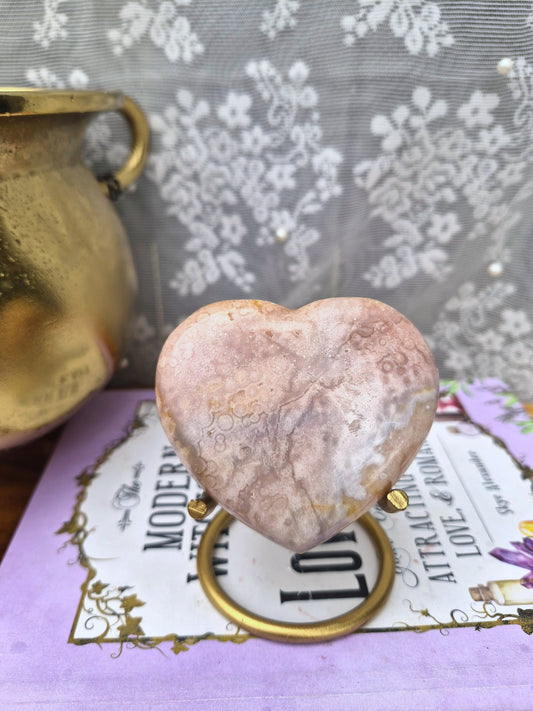 Corazón de Amatista Rosa B