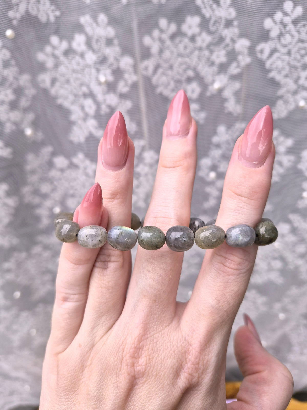 Labradorite Tumbled Bracelets