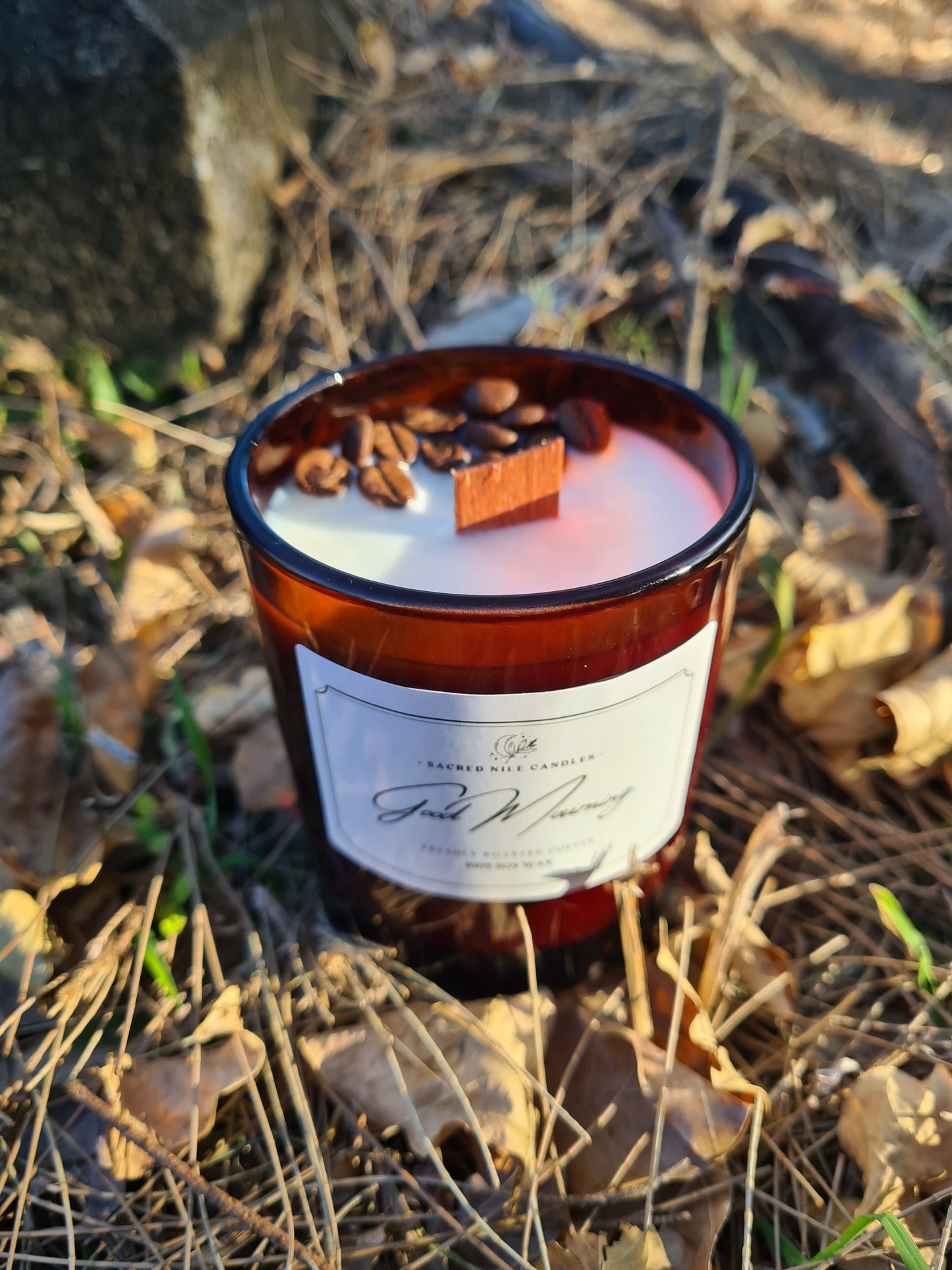 Sacred Nile Candles "Buen Duelo" - Espresso
