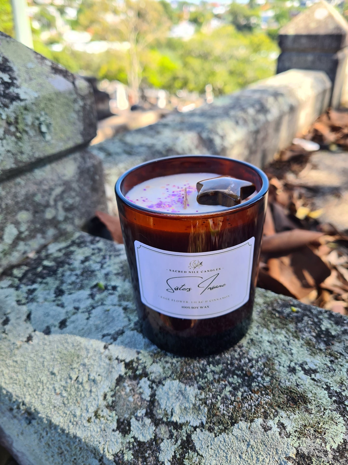 Velas Sacred Nile "Sisters Insane" - Flor de Salvia