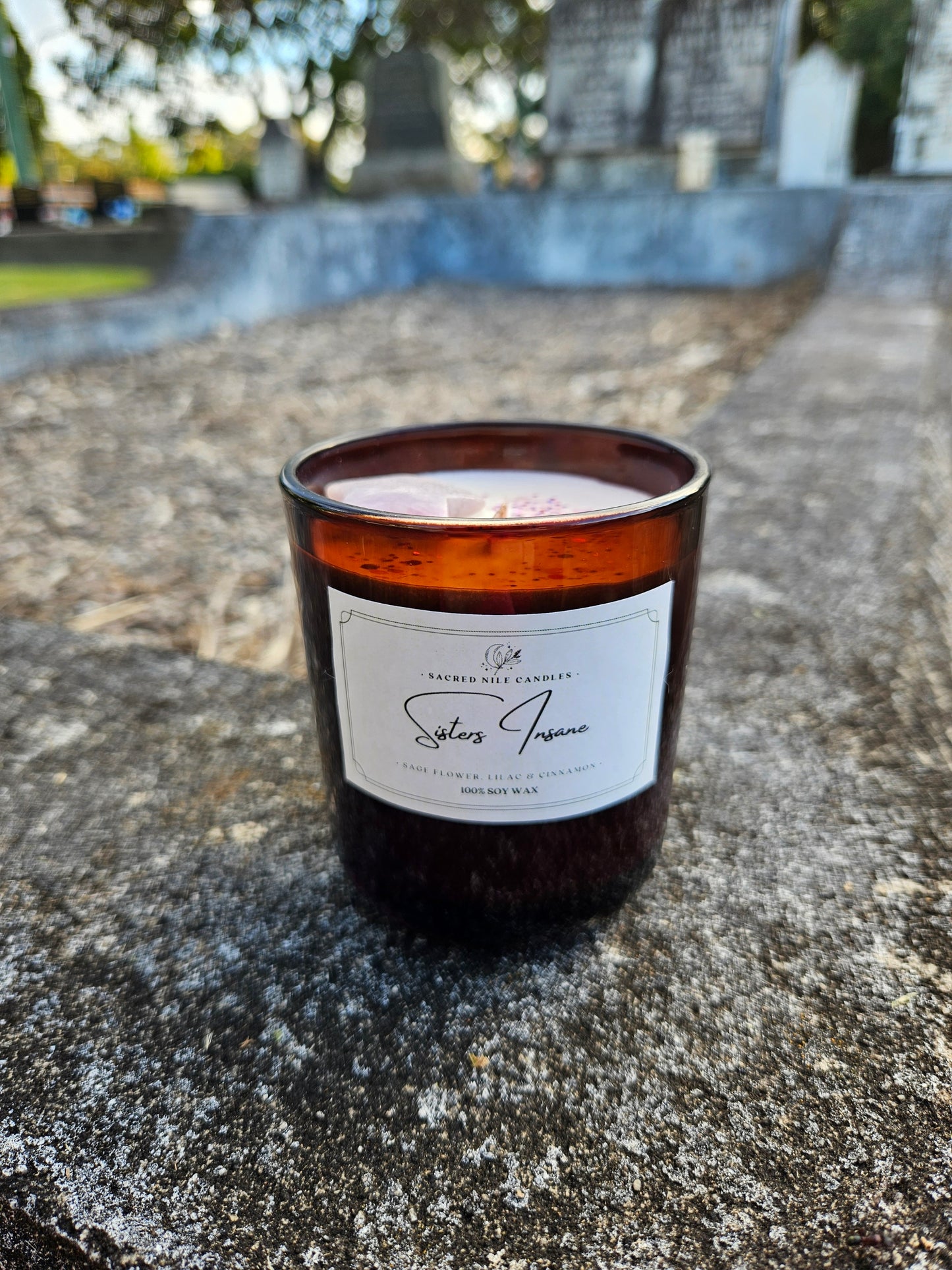 Velas Sacred Nile "Sisters Insane" - Flor de Salvia