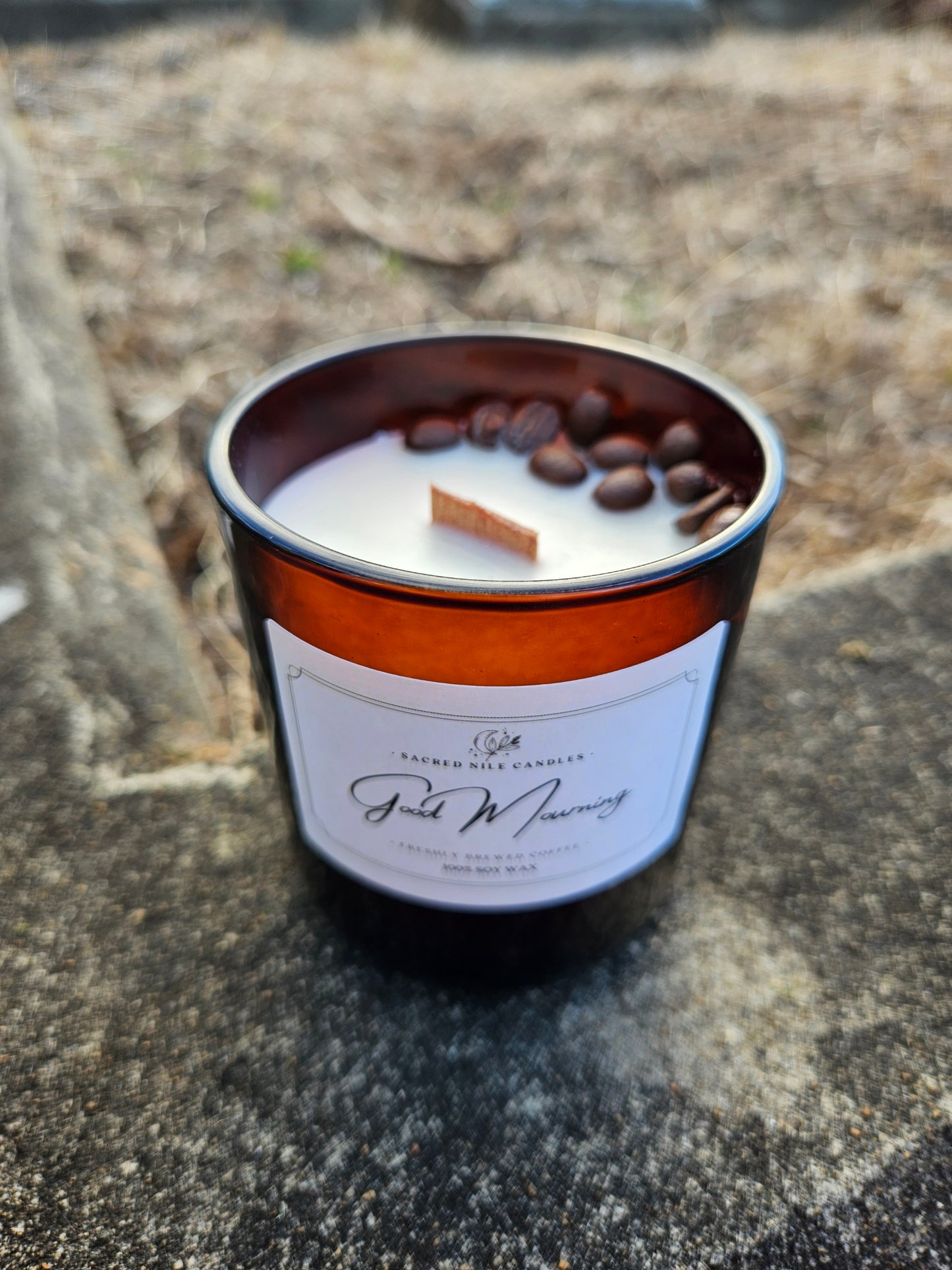 Sacred Nile Candles "Buen Duelo" - Espresso