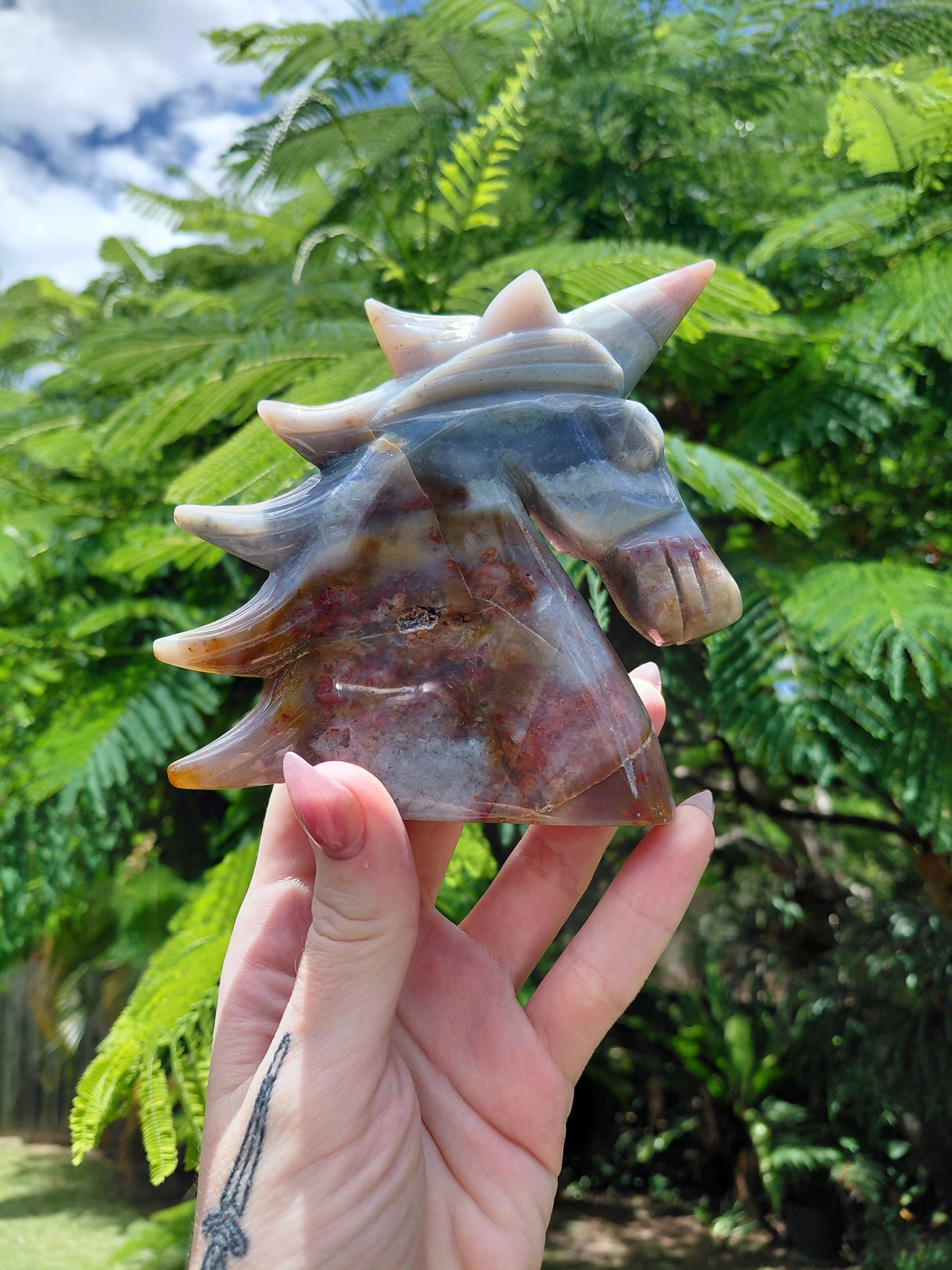 Unicornio de Jaspe Oceánico
