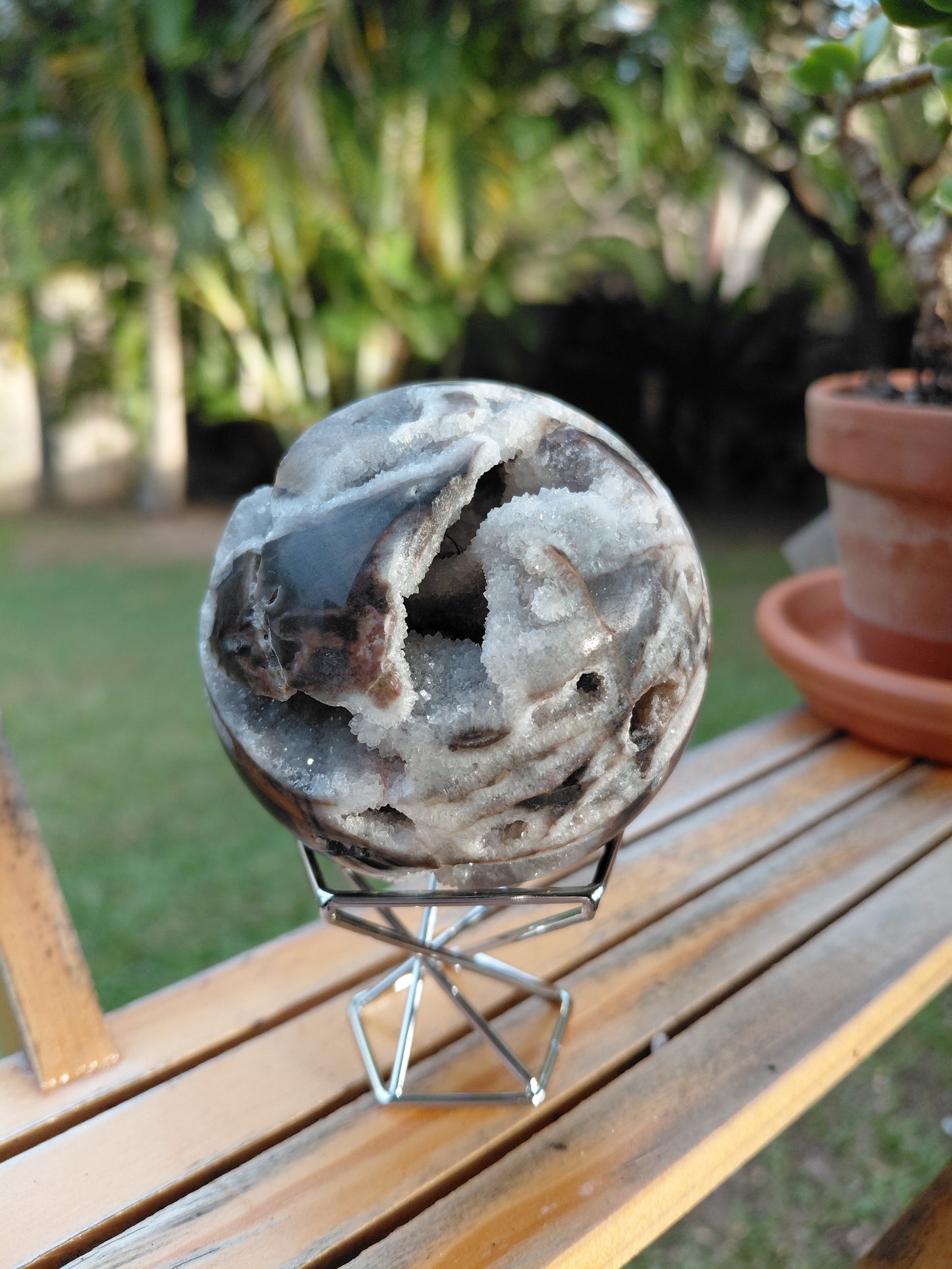 Pequeña esfera de esfalerita