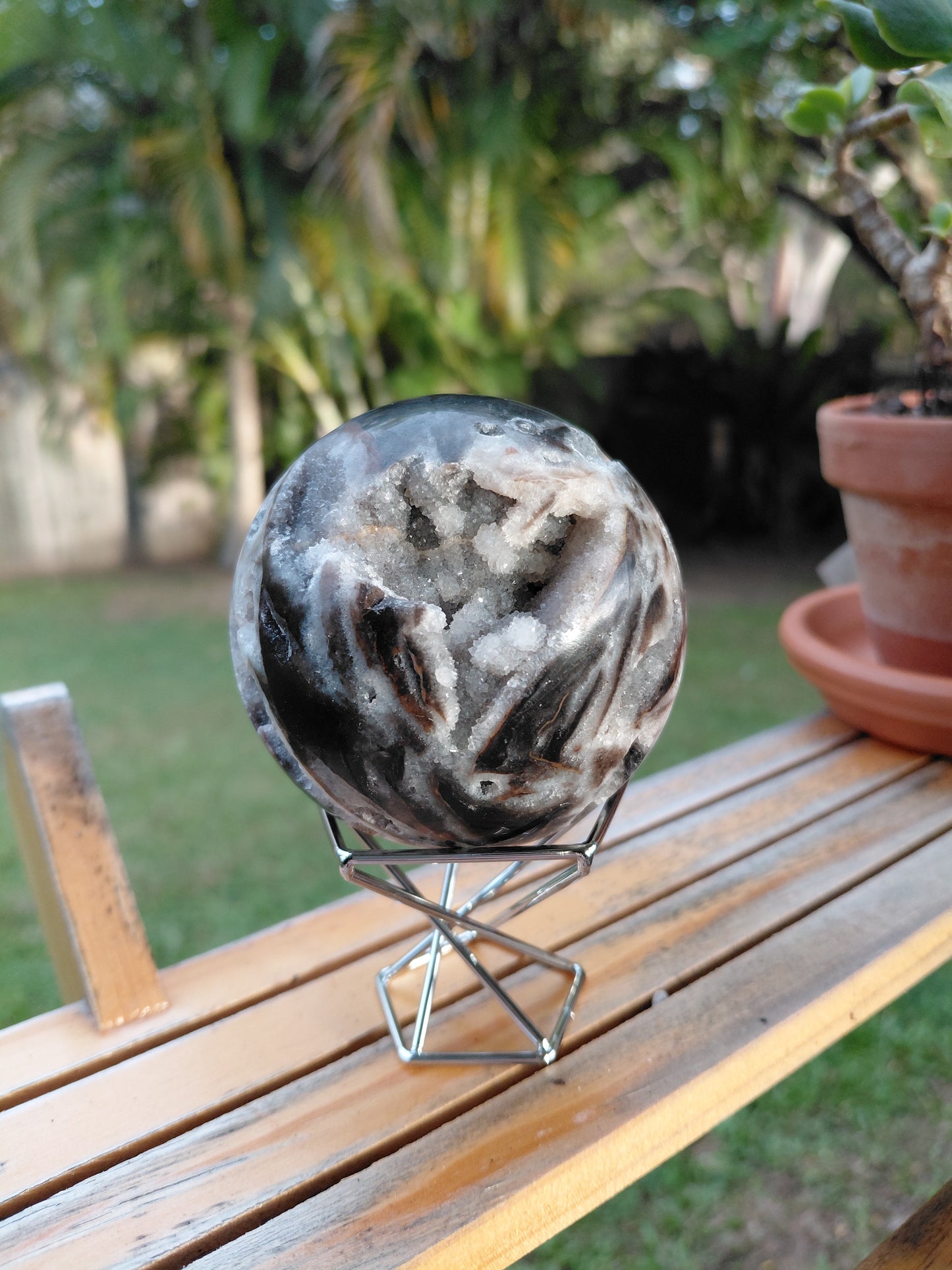 Pequeña esfera de esfalerita