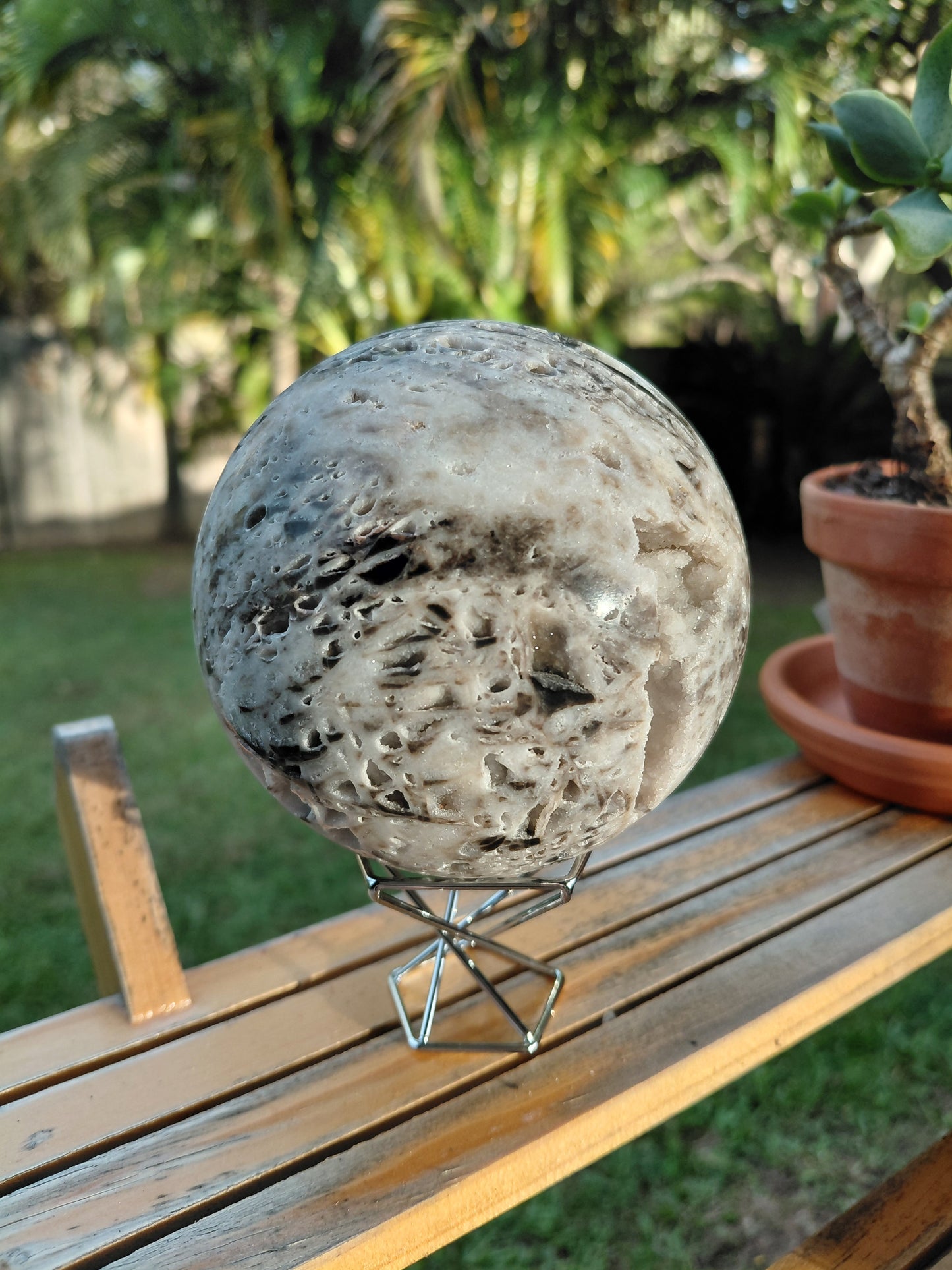 Esfera mediana de esfalerita
