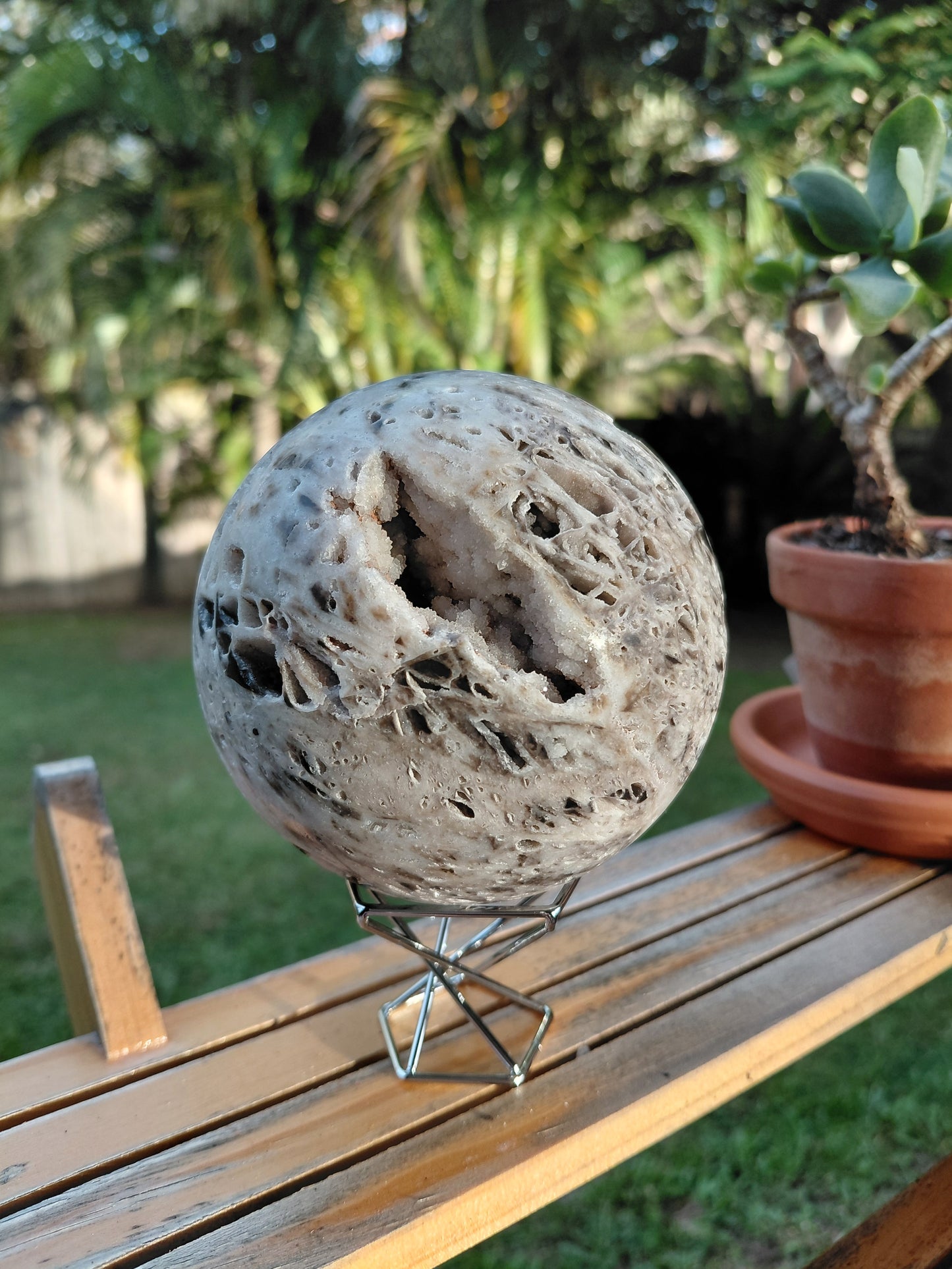 Esfera mediana de esfalerita