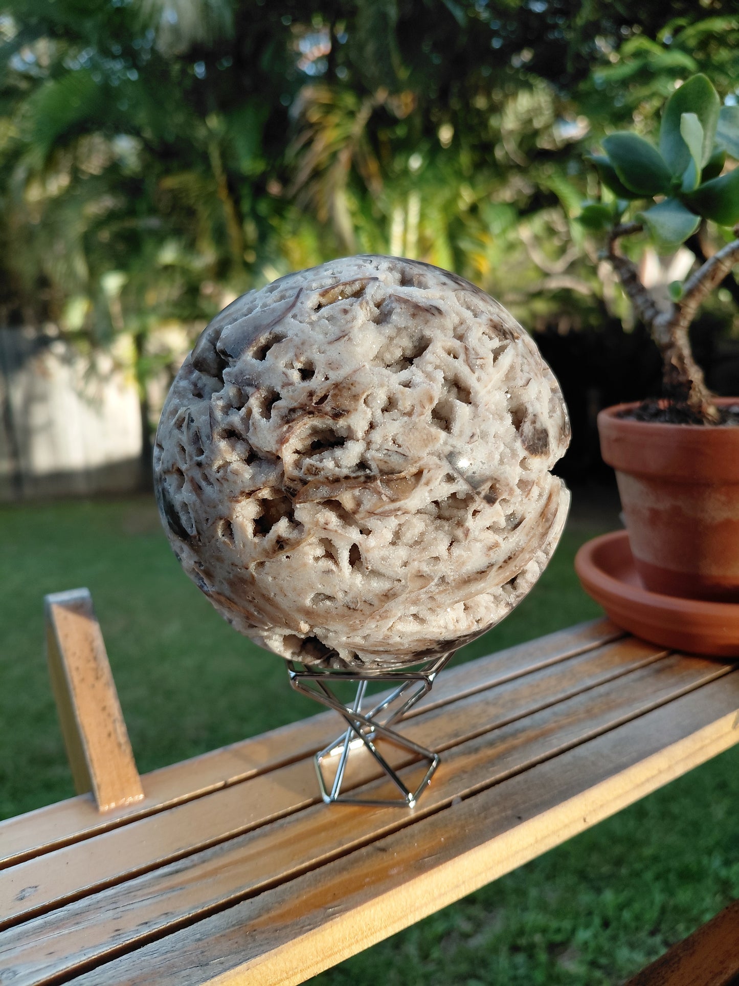 Esfera grande de esfalerita