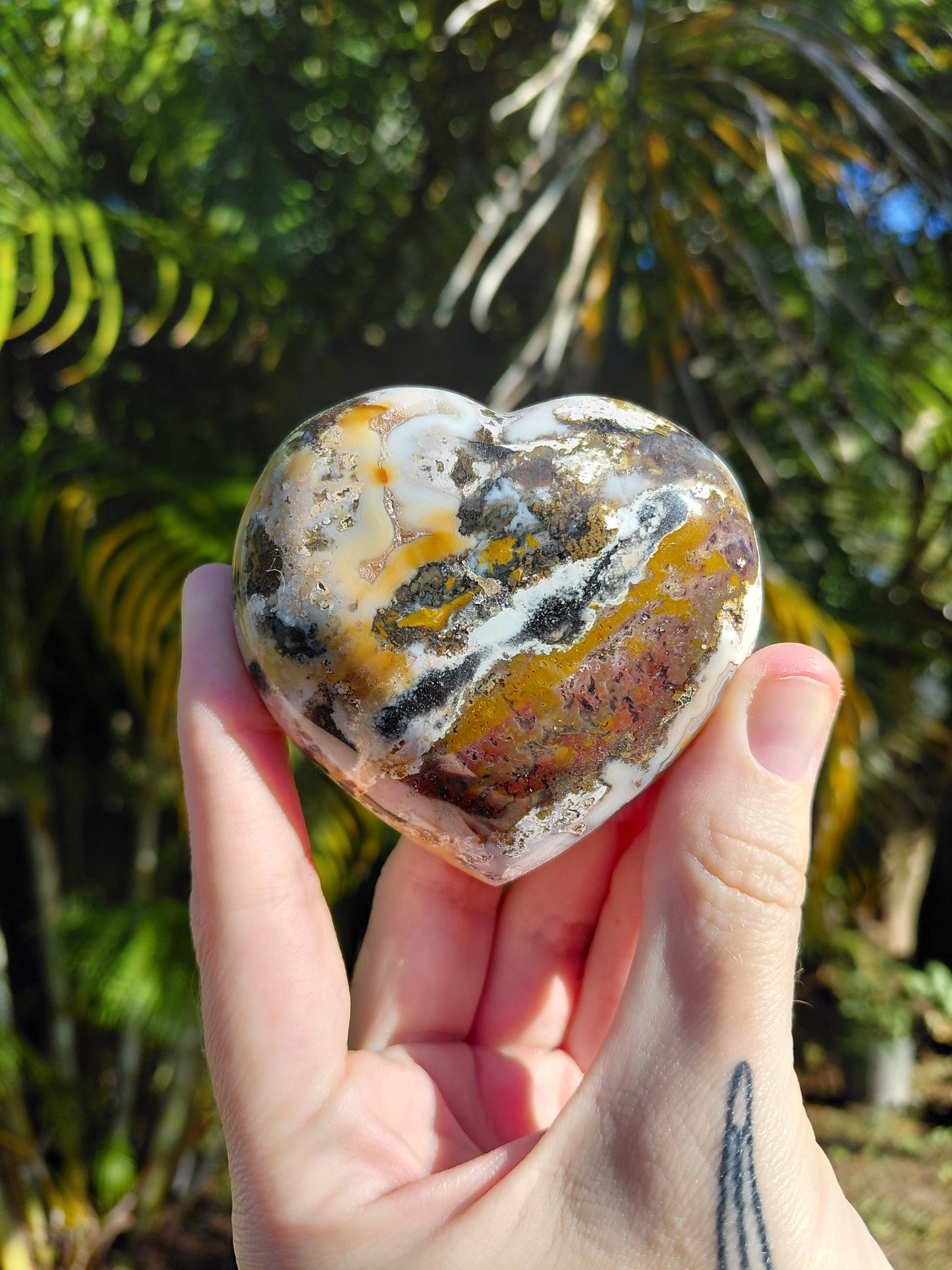 Corazón de jaspe oceánico A