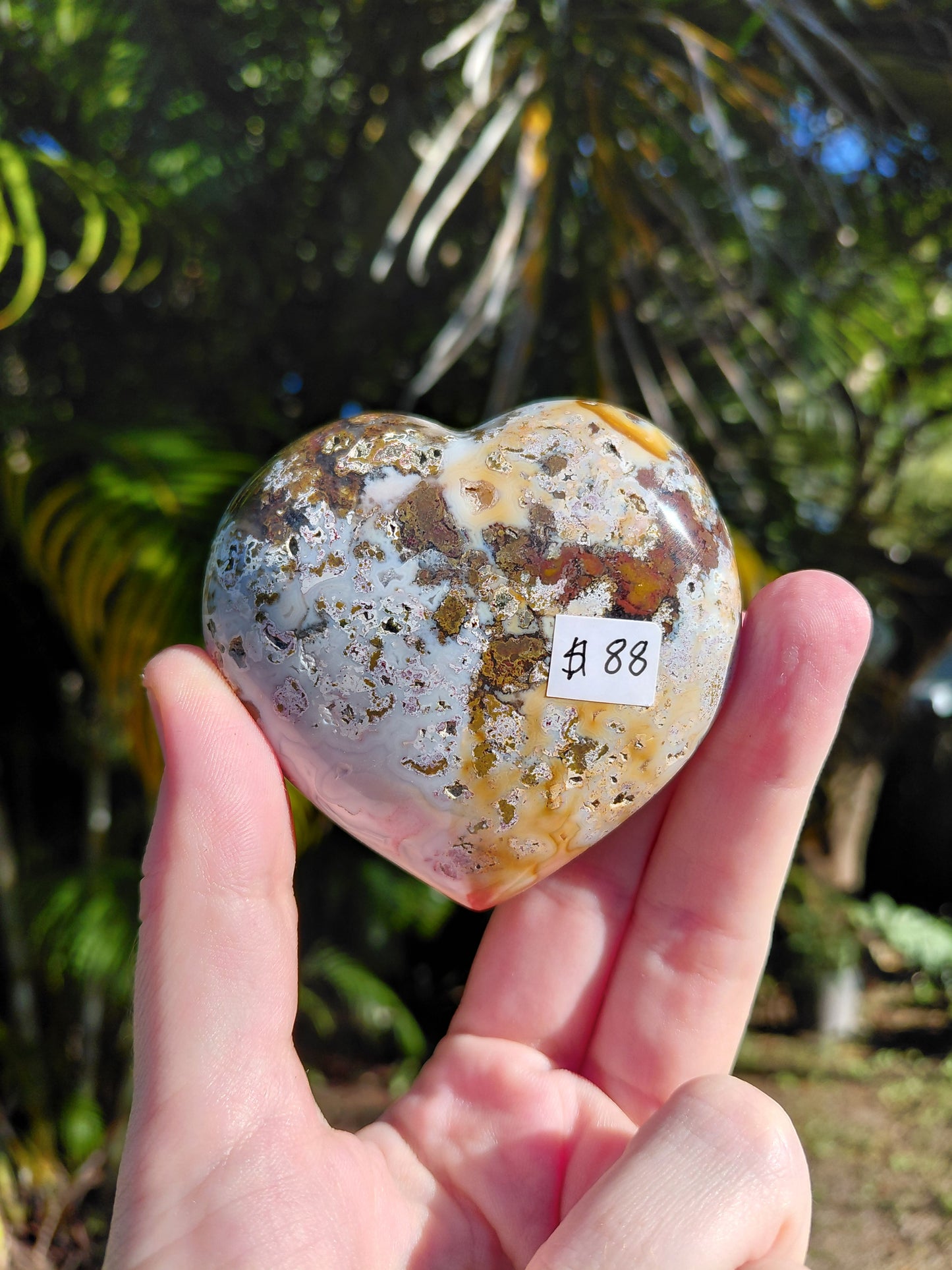 Corazón de jaspe oceánico A