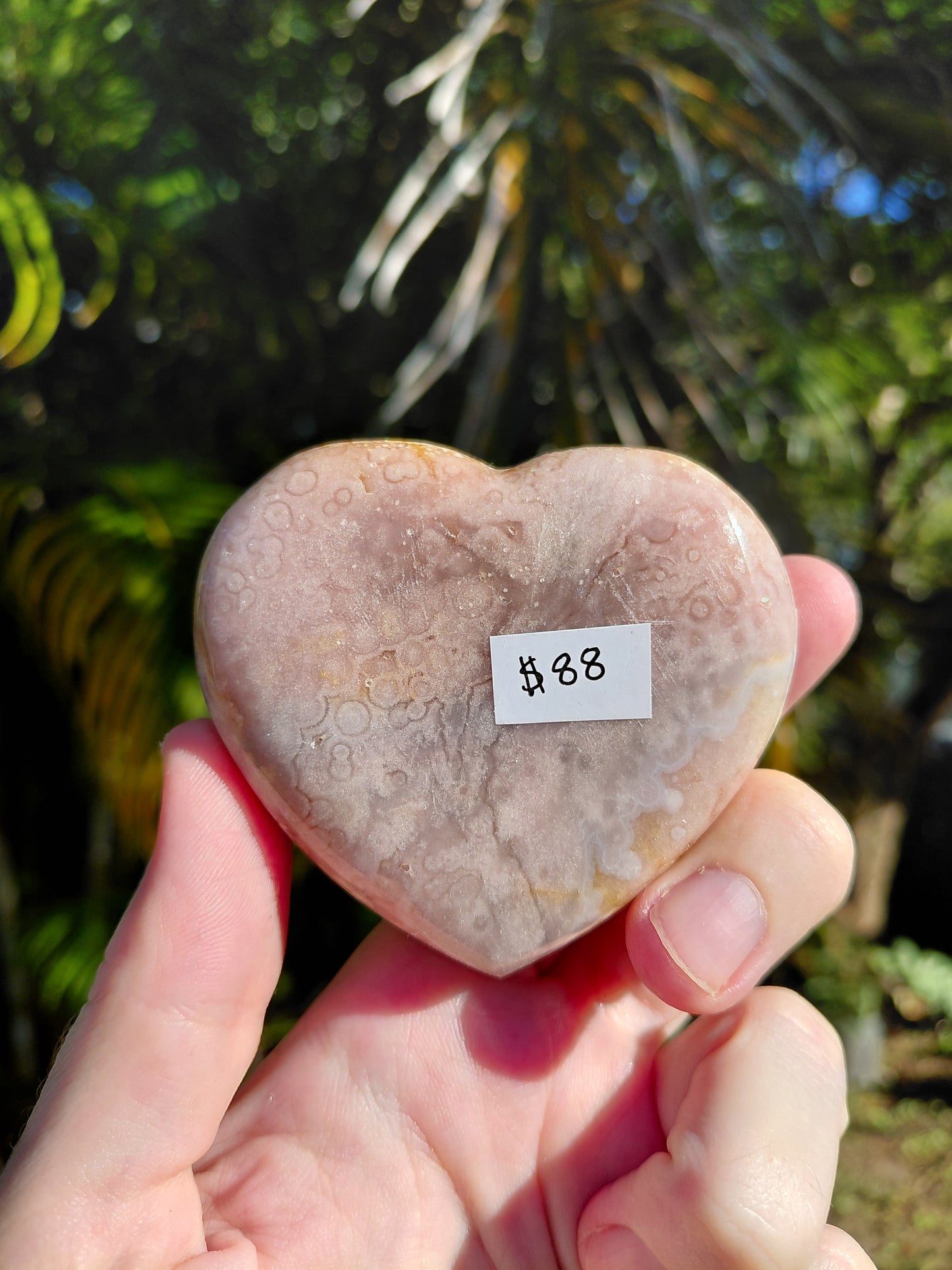 Corazón de Amatista Rosa B