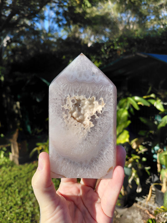 Druzy Agate Tower F