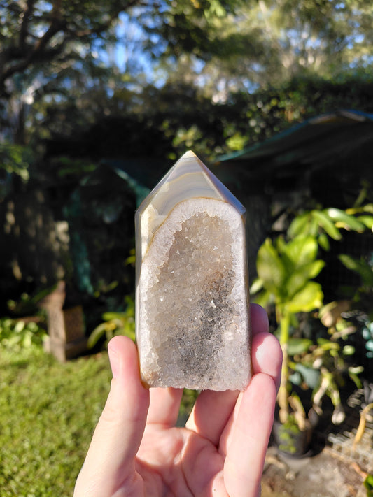Druzy Agate Tower B