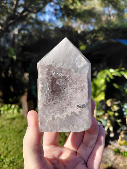 Druzy Agate Tower E