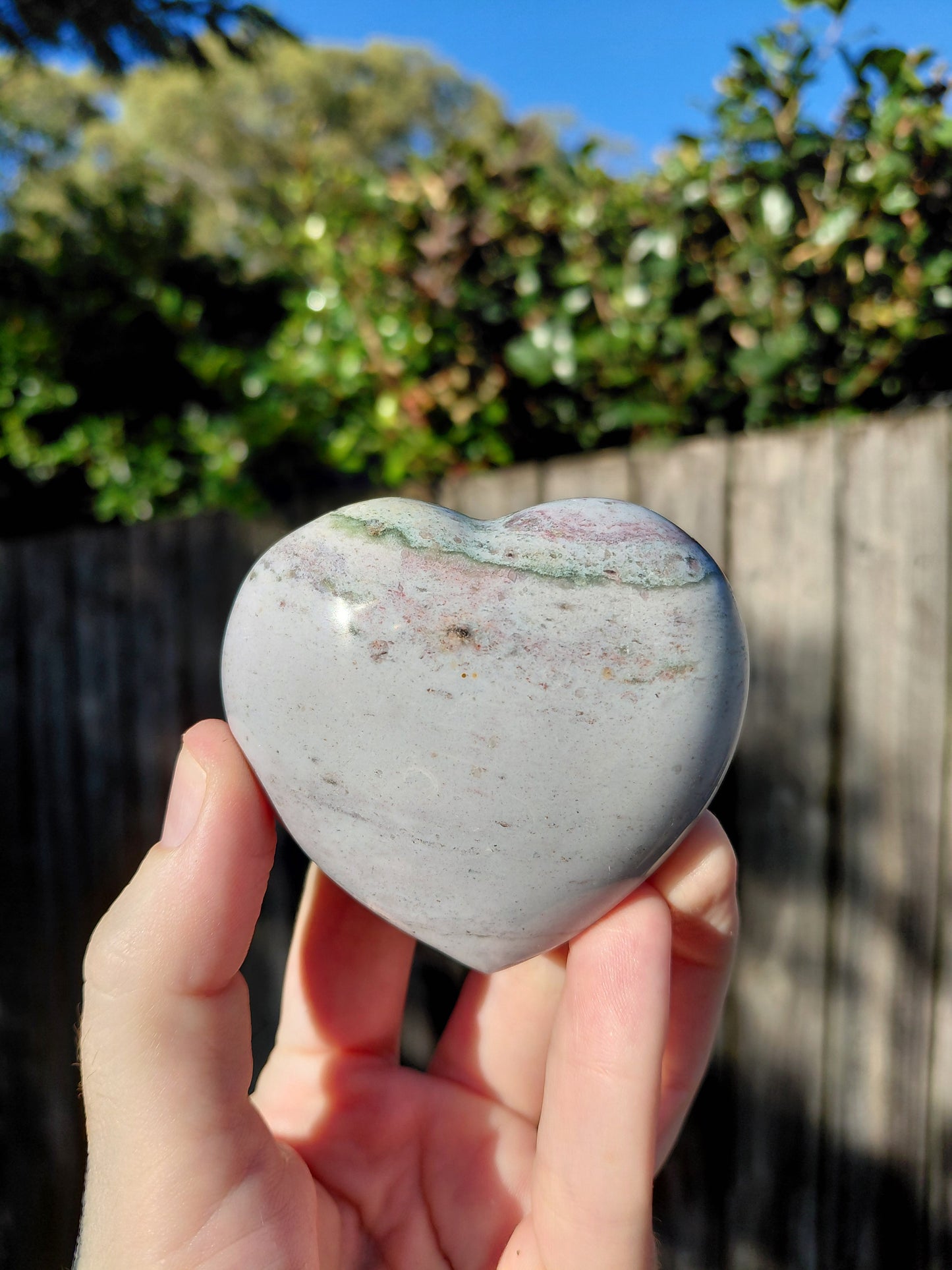 Corazón de jaspe oceánico E