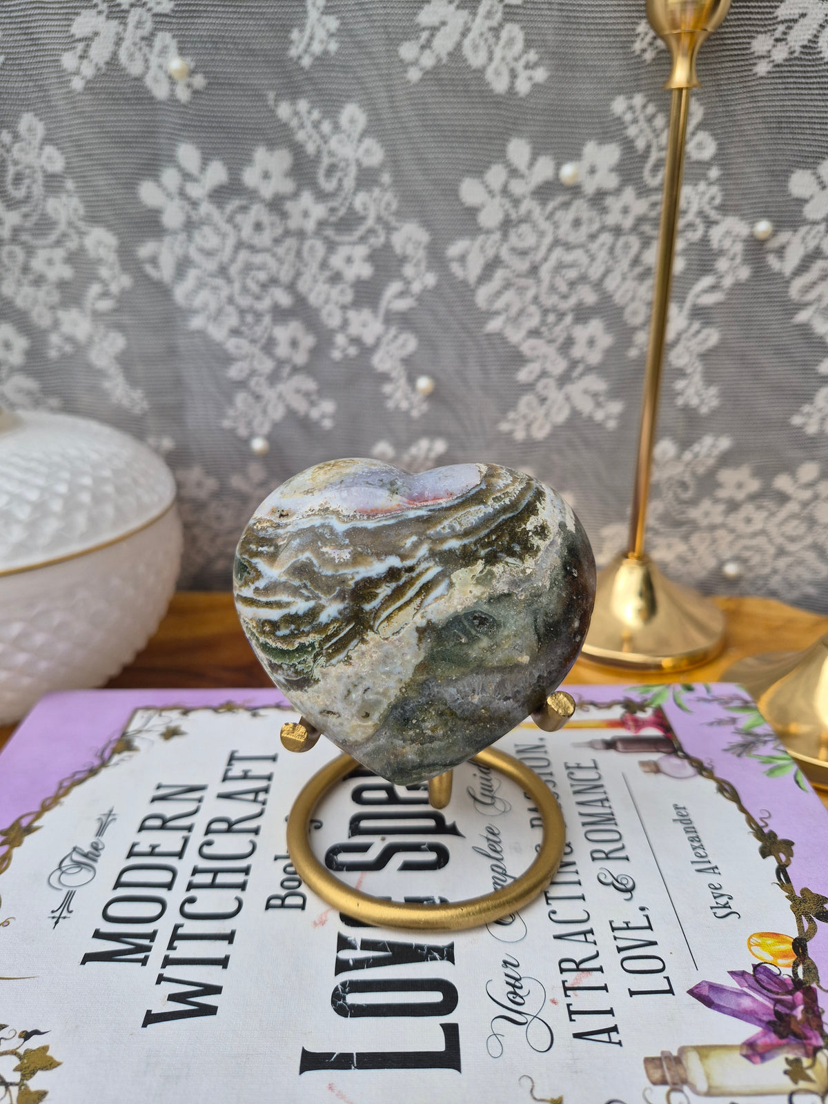 Ocean Jasper Heart H